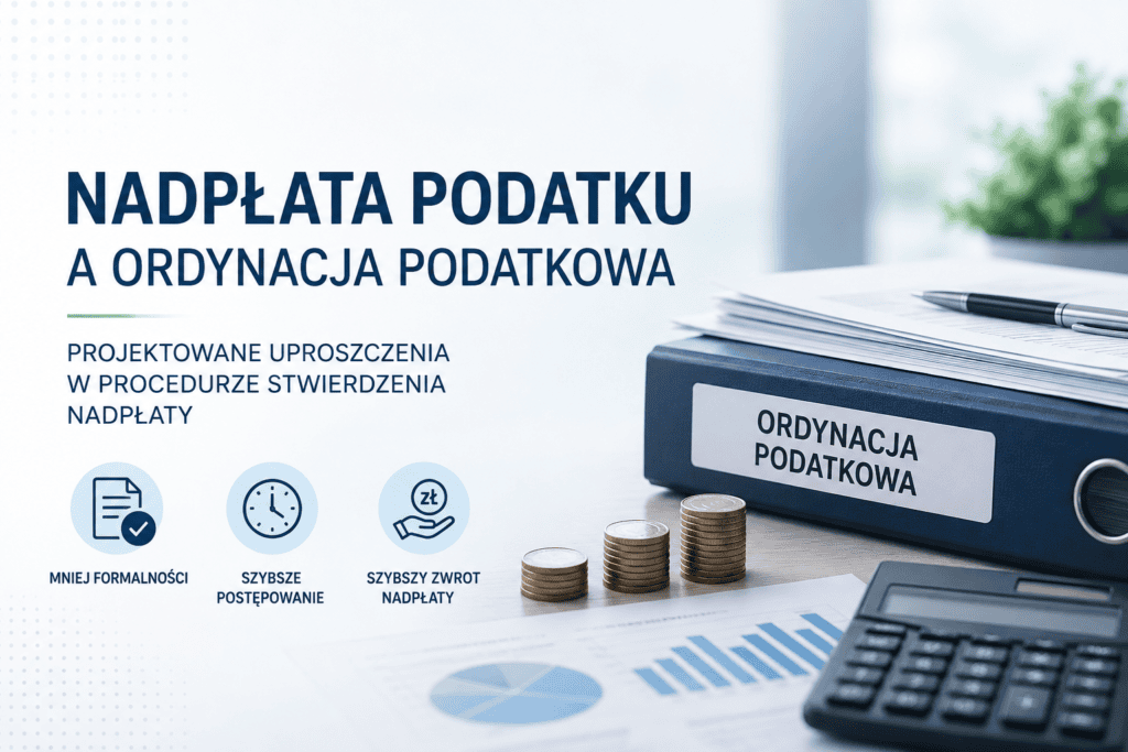Nadpłata podatku a Ordynacja podatkowa – projektowane uproszczenia w procedurze stwierdzenia nadpłaty